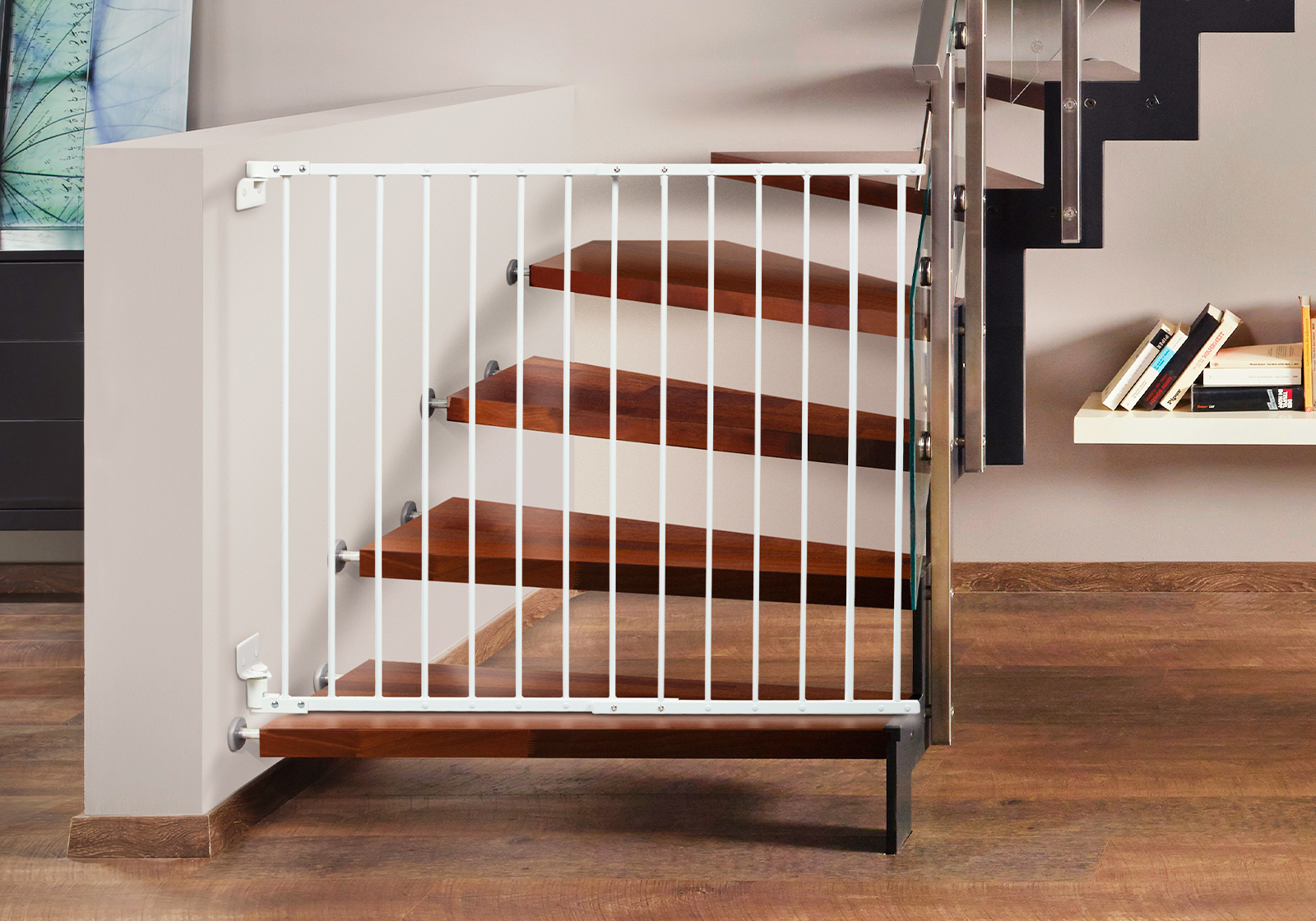 IMPAG® Treppenschutzgitter Safe´n Go 70 - 105 cm, einseitige Befestigung