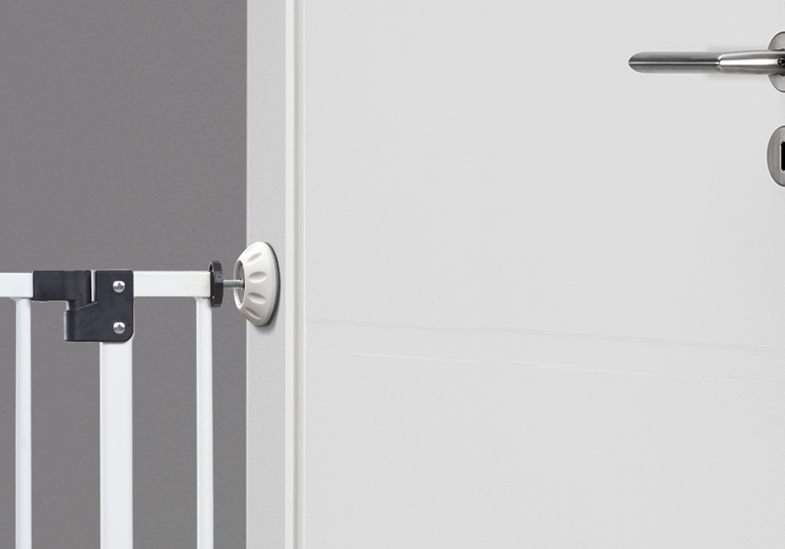 IMPAG® Wandschutz Pads für Tür- und Treppenschutzgitter, rund